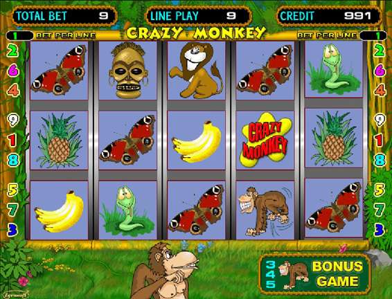 Игровой автомат Crazy Monkey