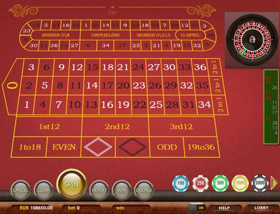 Рулетка VIP 1