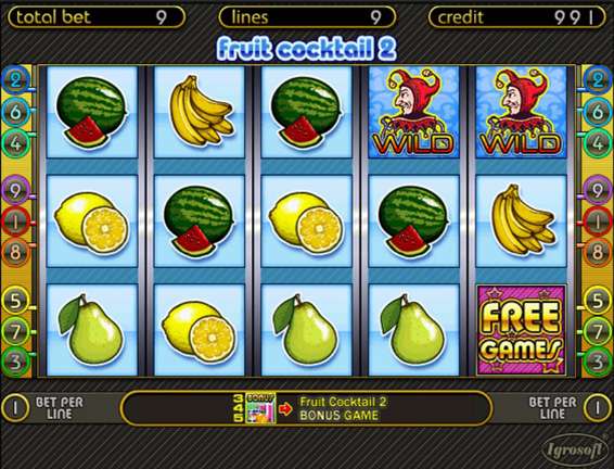 Игровой автомат Fruit Cocktail 2