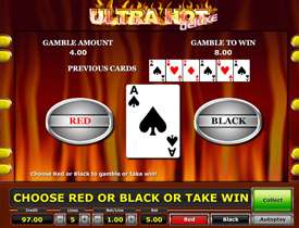 Игра на риск в Ultra Hot Deluxe